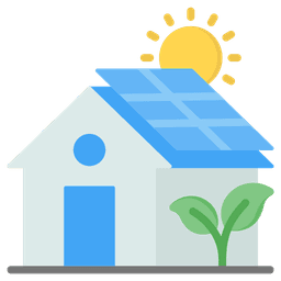Eco house illustration