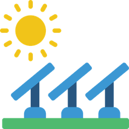 Solar panels illustration